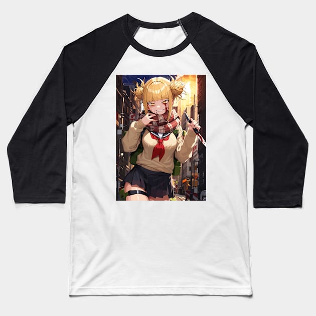 Crazy Villain Baseball T-Shirt by ZNEVA